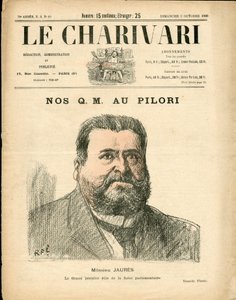 Portada de The Charivari, Satírico en colores de Ricardo Flores