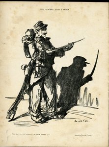 Ilustración de Ricardo Flores (1878-1918) en Le Lire, 22/01/10 - Apaches en el ejército - Apaches proxenetas - Sombra/luz de Ricardo Flores