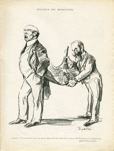 Ilustración de Ricardo Flores (1878-1918) en Le Rire, 09/05/14 - Diálogo de Resucitados - Marruecos, Agadir - Ceccaldi de Ricardo Flores