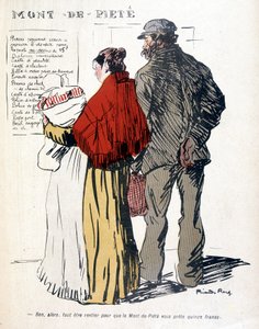 Le Mont-de-Piété por Ricardo Floors - en “Plato con mantequilla” del 03/06/1905
