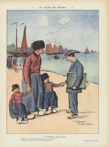 El paraíso de los artistas (Ilustración para Le Rire)