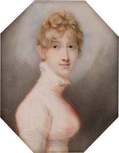 Retrato de Henrietta Anna Maria Charlette Bridgeman Simpson, posteriormente señora de Charles Pelham, condesa de Yarborough (m. 1813), c.1762-1813 (óleo sobre lienzo) de Richard (after) Cosway