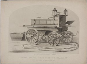 Carro de bomberos de la Brigada de Londres 