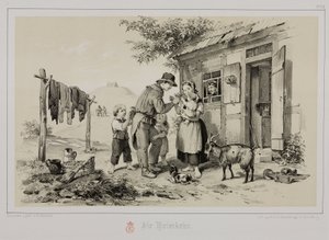 Minero regresando a casa, Alemania, c. 1851