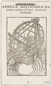 Círculos montados ecuatorialmente de Tycho Brahe (después de 1580) de John Pardon