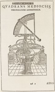 Cuadrante de Tycho Brahe (invertido) (c. 1577) de John Pardon