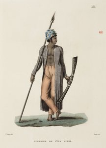 Guerrero de la isla de Guebe