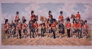 Regimientos escoceses del ejército británico en 1895