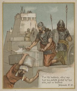 Constructores, cada uno con su espada ceñida a su lado de Richard Andre
