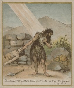 Caín, habiendo matado a Abel