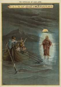 Los milagros de Cristo: Jesús camina sobre el agua de Richard Andre