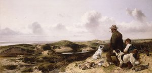 Las Dunas de Arena de Lytham, 1864 de Richard Ansdell