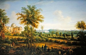 Cambridge desde el observatorio de Richard Bankes Harraden