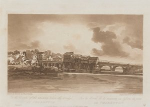 A orillas del Marne, bajo el puente de Charenton 1803; lámina 19 de Vistas de París, calco del volumen Emanuel de la lámina B1981.25.2628