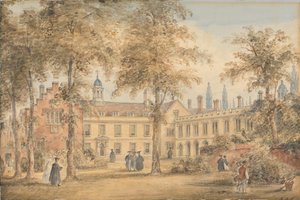 Trinity Hall desde el jardín, Cambridge