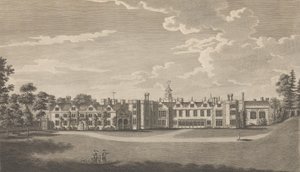 Knole, cerca de Sevenoke, en el condado de Kent, anteriormente un palacio perteneciente al arzobispo de Richard Bernard Godfrey