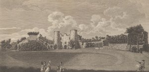 Castillo de Tunbridge en el Condado de Kent, de la Historia de Edward Hasted, 1777-90 de Richard Bernard Godfrey
