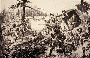 Batalla de Brandywine de Richard Caton (after) Woodville