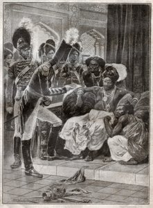 Sri Vikrama Rajasinha, rey de Kandy (Sri Lanka) destituido por los ingleses en 1815. 1924 de Richard Caton (after) Woodville