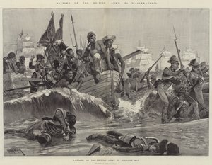 Batallas del ejército británico, Alejandría de Richard Caton II (after) Woodville