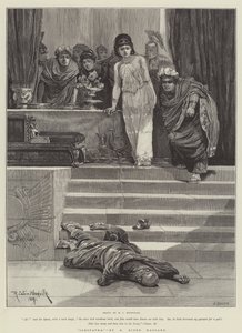 "Cleopatra," por H Rider Haggard (grabado) de Richard Caton II (after) Woodville