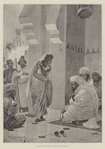 Vida de esclavos en Marruecos, apelando a los jueces (grabado) de Richard Caton II (after) Woodville