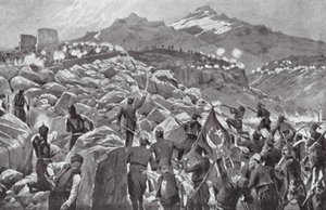 La rebelión cretense contra los turcos de Richard Caton II (after) Woodville