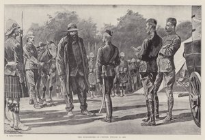 La rendición de Cronje, 27 de febrero de 1900 de Richard Caton II (after) Woodville