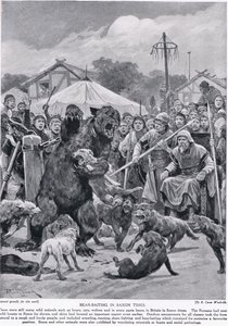 Pelea de osos en tiempos sajones, de 
