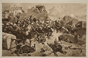 Candahar: Los 92º Highlanders y los 2º Gurkhas Asaltando Gaudi Mullah Sahibdad, de 