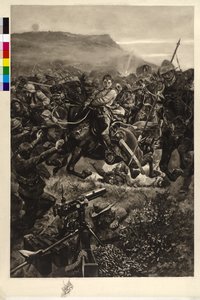 Ataque de caballería de Richard Caton Woodville