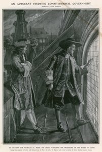 Pedro el Grande observando el procedimiento de la Cámara de los Lores de Richard Caton Woodville