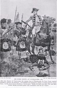 Sir Eyre Coote en Cuddalore, ilustración de 