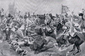 La batalla de Malplaquet, c.1910 de Richard Caton Woodville