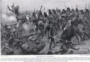 La Batalla de Salamanca, ilustración de 