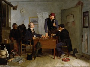 Los Jugadores de Cartas, 1846 de Richard Caton Woodville