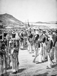 La Cesión de Hong Kong a los Británicos en 1841 de Richard Caton Woodville