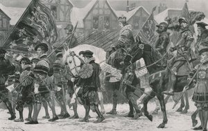 La procesión de coronación de Eduardo VI por Londres