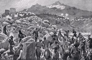 La Rebelión Cretense Contra los Turcos, ilustración de 