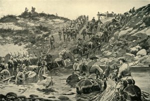 De Frere a Chieveley - Dificultades de transporte, 1900 de Richard Caton Woodville II