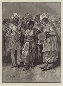 Una bailarina de Nautch de Richard Caton Woodville junior