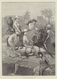Vida anglo-india, el paseo matutino