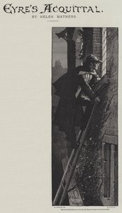 La absolución de Eyre, por Helen Mathers de Richard Caton Woodville junior