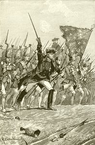 Jorge II en Dettingen de Richard Caton Woodville junior