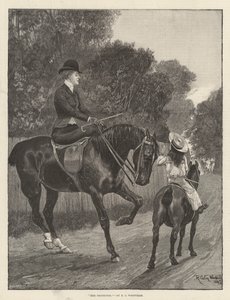 Su protector de Richard Caton Woodville junior
