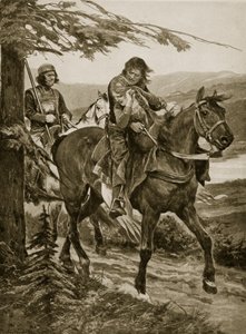 El rey Dermot lleva a Devorgil, ilustración de 