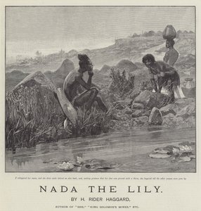 Nada la Lirio, por H Rider Haggard de Richard Caton Woodville junior