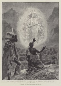 Nada la Lirio, por H Rider Haggard de Richard Caton Woodville junior