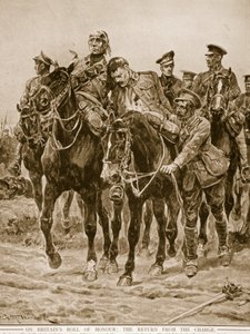 En el Rollo de Honor de Gran Bretaña: el Regreso de la Carga de Richard Caton Woodville junior