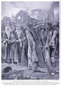 Prisioneros ante la Reina Ethelred de Richard Caton Woodville junior